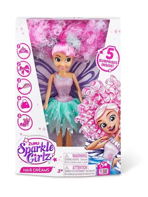 Image of: Sparkle Girlz Кукла Hair Dreams с 5 изненади